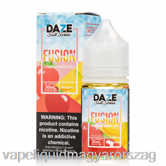 Jeges Eper Banán Alma - 7 Daze Fúziós Só - 30 Ml 50 Mg Vape E Cigi